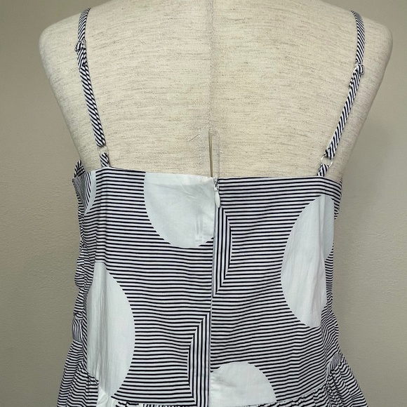 Bonsui Front Knot White & Black A-Line Sundress - Picture 8 of 13